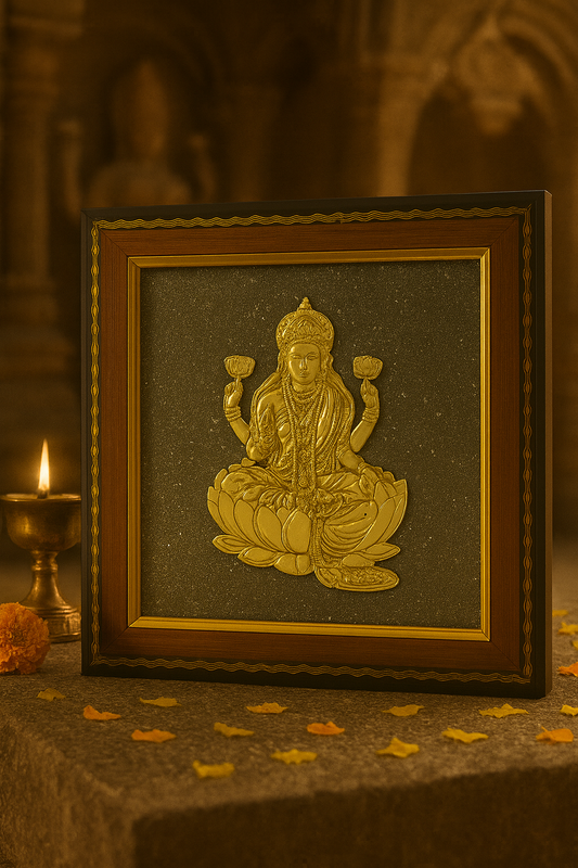 Mata Laxmi On Pyrite Frame