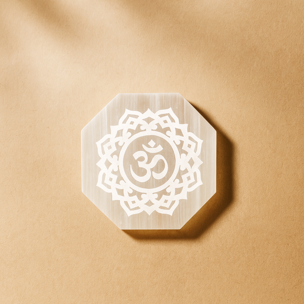 Money Magnet & Selenite Plate Combo