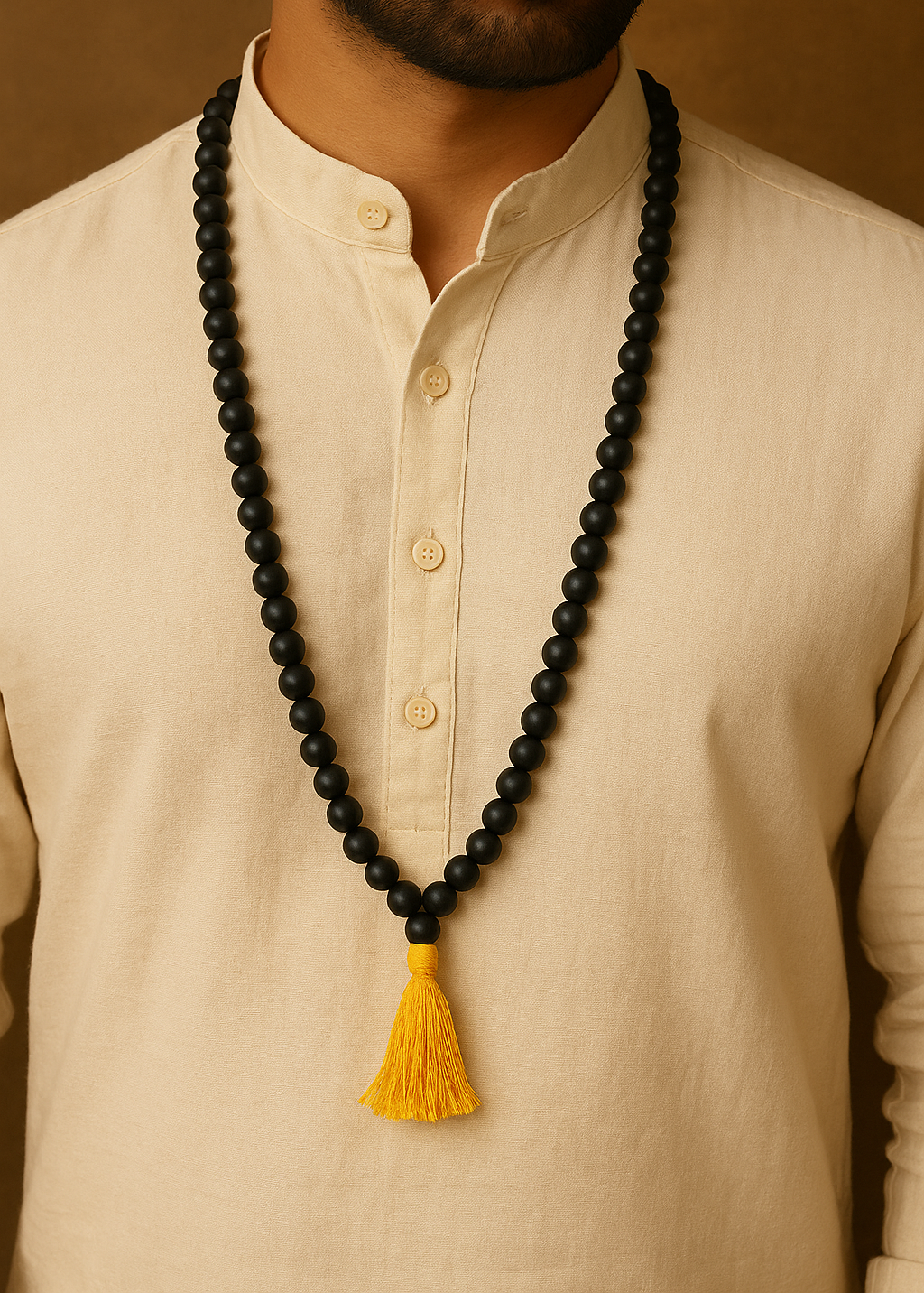 Original Karungali Malai 108-Beads - 8mm, Ebony Wood